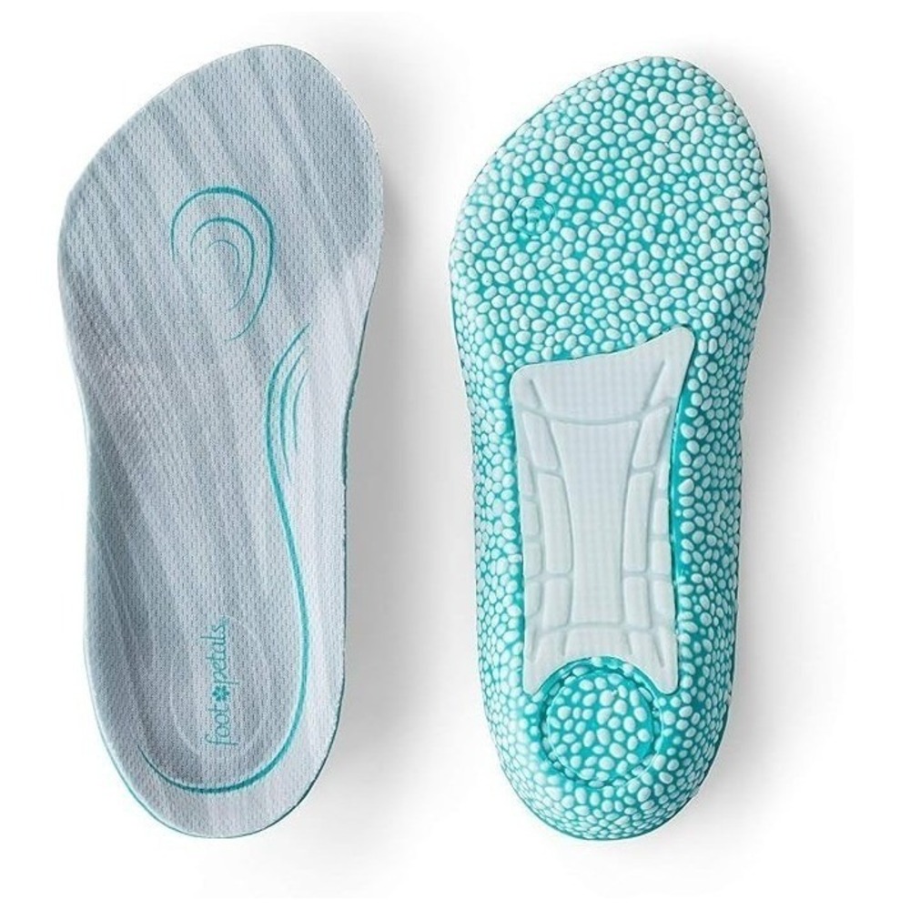Foot Petals Energize Plantar Fascia Women's 6-11 Insoles - Aruba Blue (1 Pair)